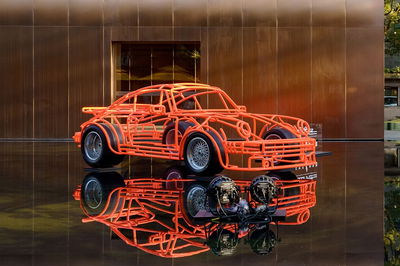 Porsche 934 sculpture - front