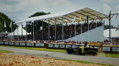 Lotus Evija X at Goodwood, pre-crash