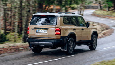 Toyota Land Cruiser - rear, driving