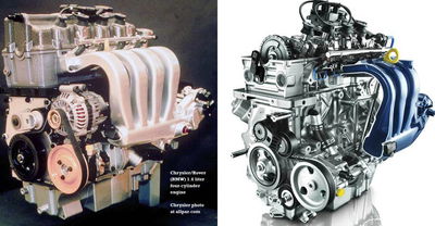A Tritec engine compared to its successor, the Fiat E.torQ