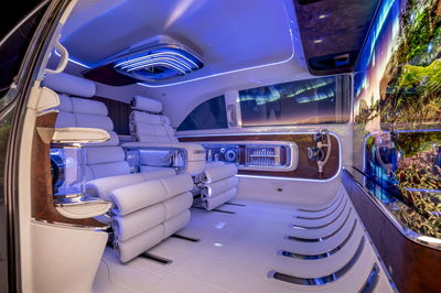 Mercedes Vision V - rear compartment