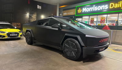 Tesla Cybertruck stopped by Greater Manchester Police