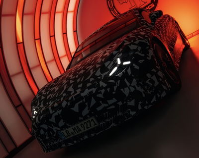 Mercedes-AMG EV saloon teaser - front