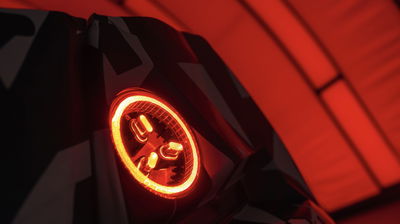 Mercedes-AMG EV saloon teaser - rear detail