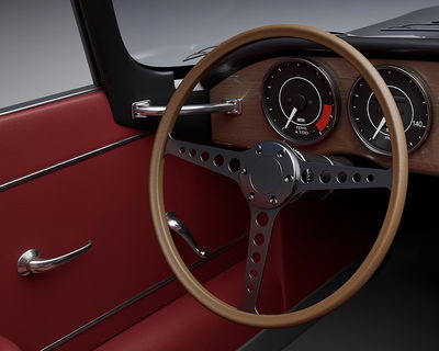 Callum Designs E-Type - interior detail