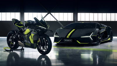 Ducati Panigale V4 Lamborghini and Lamborghini Revuelto