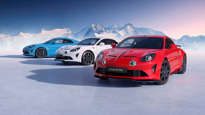 Alpine A110 R 70, French tricolore