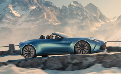 Aston Martin Vantage Roadster - side, roof down