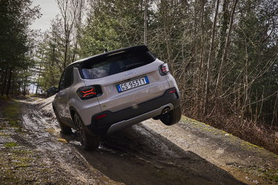 Jeep Avenger e-Hybrid - rear, off-road