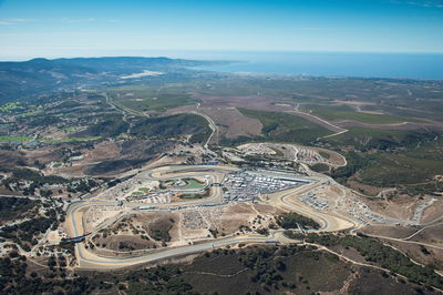 Bird's eye view of Laguna Seca
