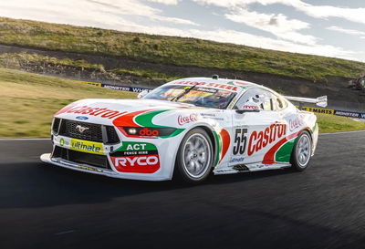 Tickford Ford Mustang with Castrol Supra livery - front
