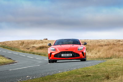 Aston Martin Vantage, front, driving