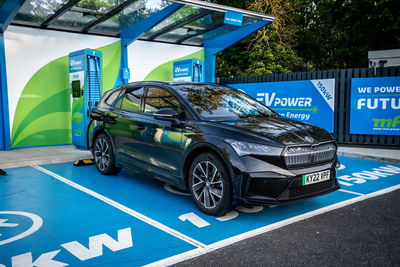 Skoda Enyaq in charging bay