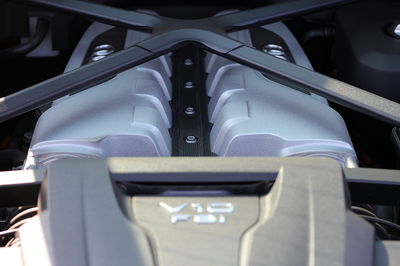 An Audi V10 engine