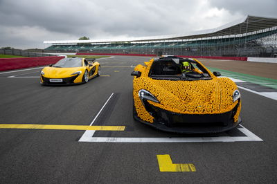 Lego McLaren P1 and real McLaren P1