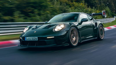 Manthey Racing 992 Porsche 911 GT3 RS, front 3/4