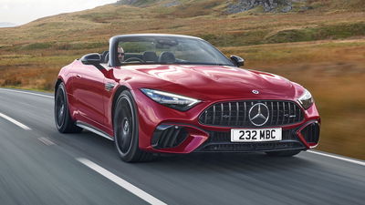 Mercedes SL, front