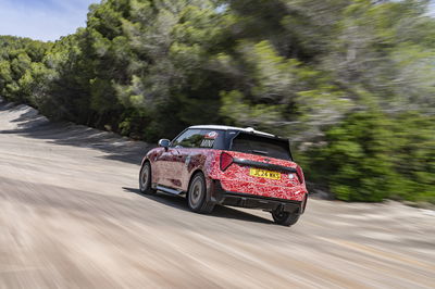 Mini JCW E prototype - rear