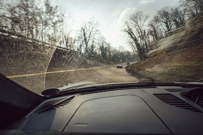 Driving around Monza's historic oval