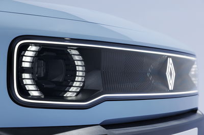 Renault 4 E-Tech - front detail