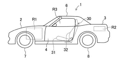 Mazda patent drawing