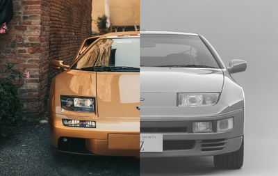 Lamborghini Diablo and Nissan 300ZX