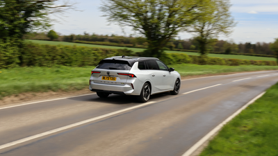 Vauxhall Astra GSe Sports Tourer - rear, dynamic
