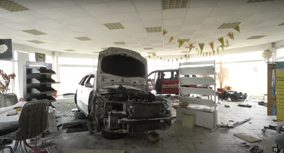 Abandoned Kia dealership - showroom