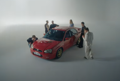 Screenshot from the 'I'm In Love (Subaru)' music video