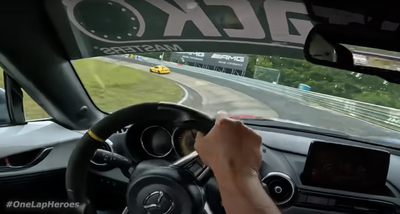 SPS Motorsport modified Mazda MX-5 on the Nürburgring